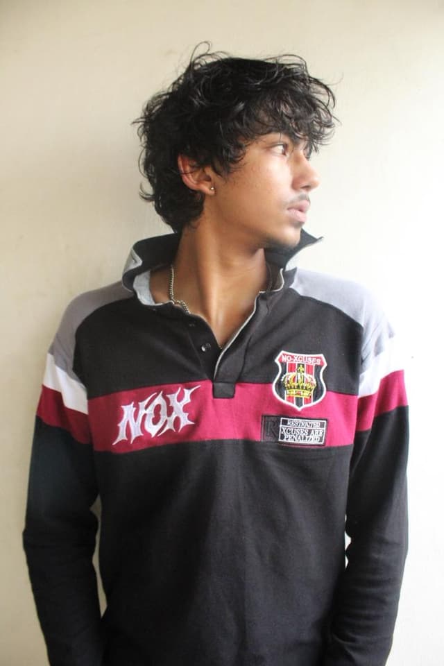 NoX longsleeve restricted polo, cotton pique
